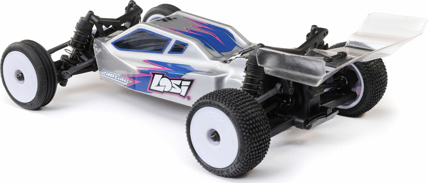 1/24 Micro-B 2WD Buggy RTR, Silver