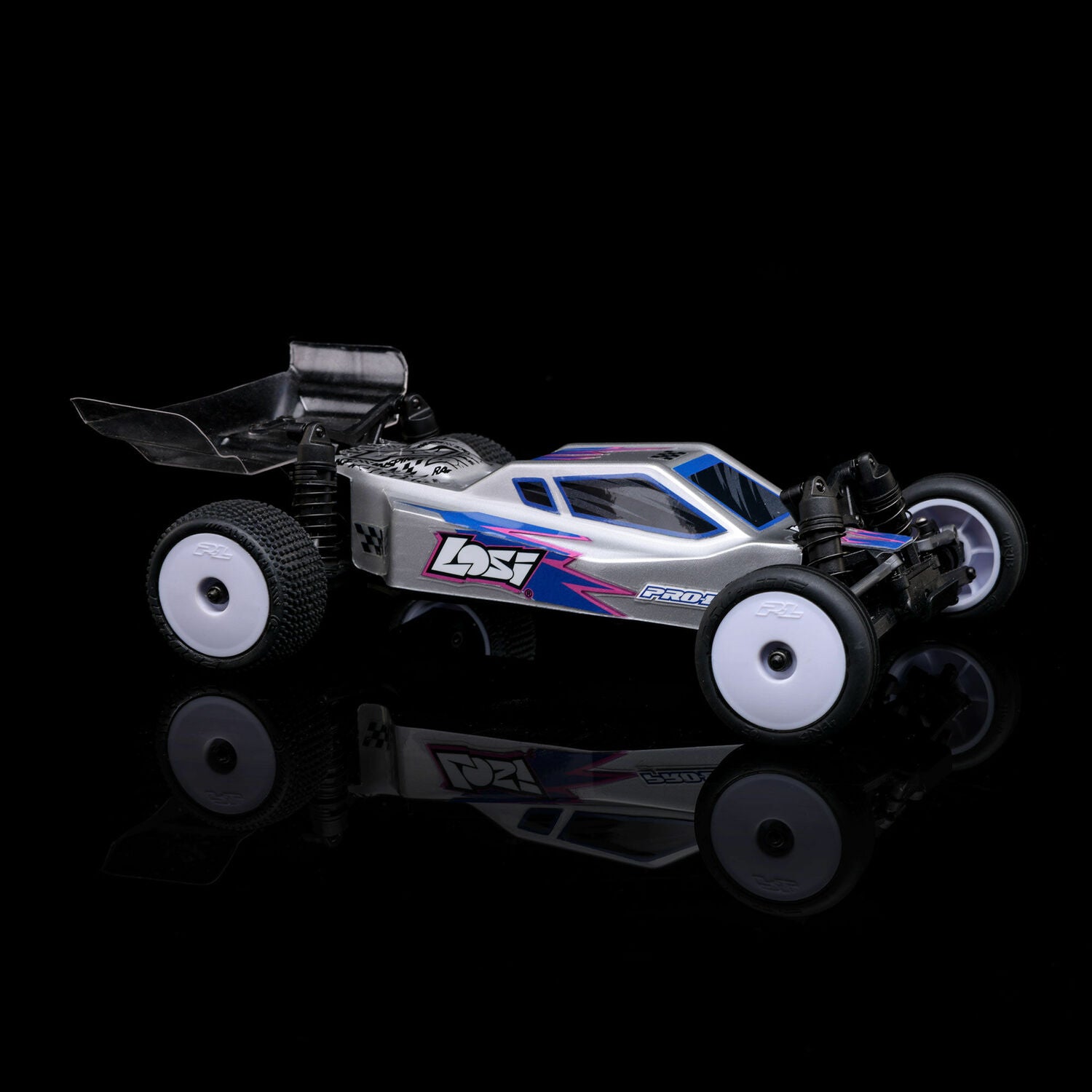 1/24 Micro-B 2WD Buggy RTR, Silver