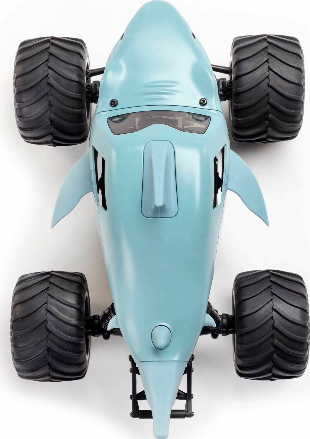 1/18 Mini LMT Megalodon 2S 4X4 RTR Brushed Monster Truck (Battery & Charger Included), Blue