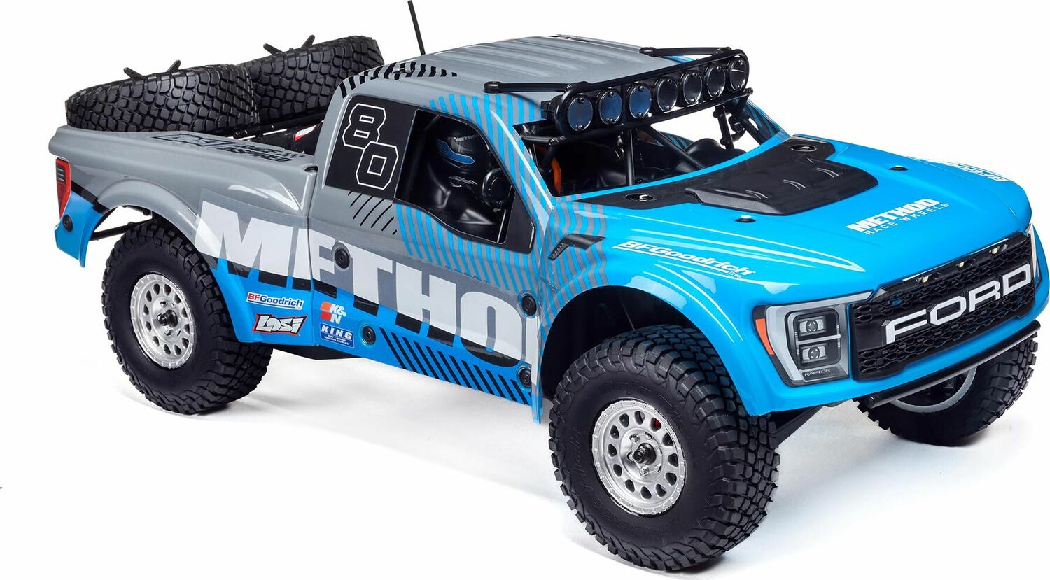 1/10 Ford Raptor Baja Rey 2.0 4X4 Brushless RTR, Method