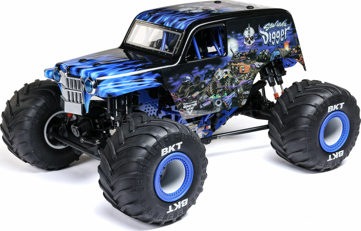 1/8 LMT 2.0 Son-Uva Digger 4X4 Solid Axle Brushless Monster Truck RTR, Blue