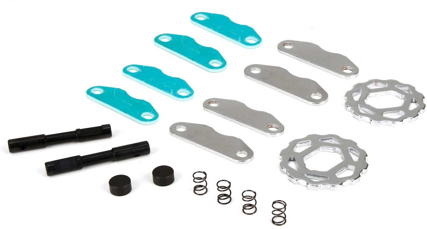 Brake Pads/Springs/Cam/Discs: 1/5 DB XL