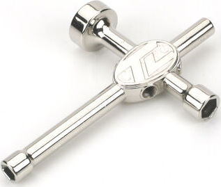 4-Way Steel Wrench (17mm, 10mm, 8mm, 1/4")