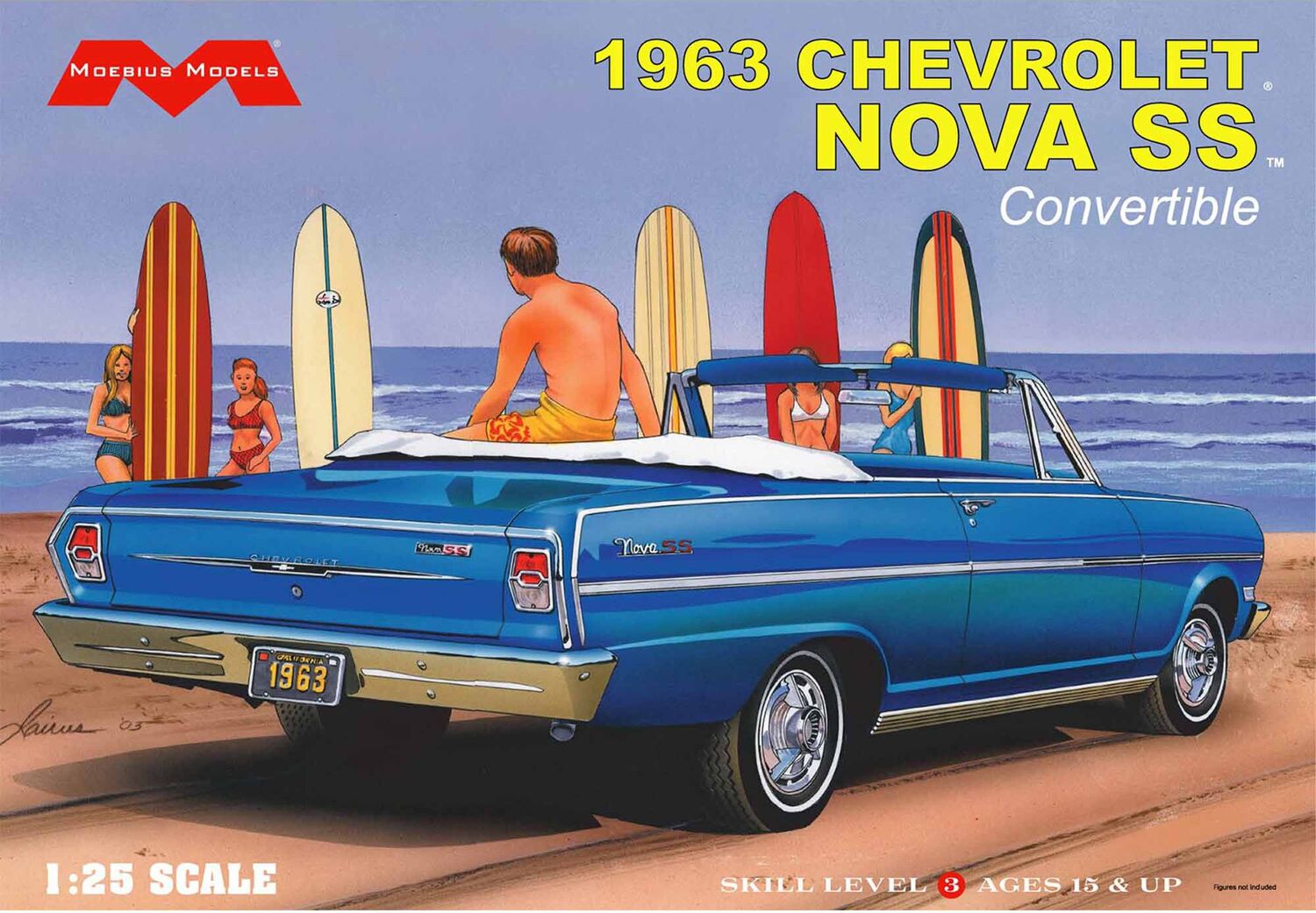 1963 Chevrolet Nova SS Convertible 1/25th Scale