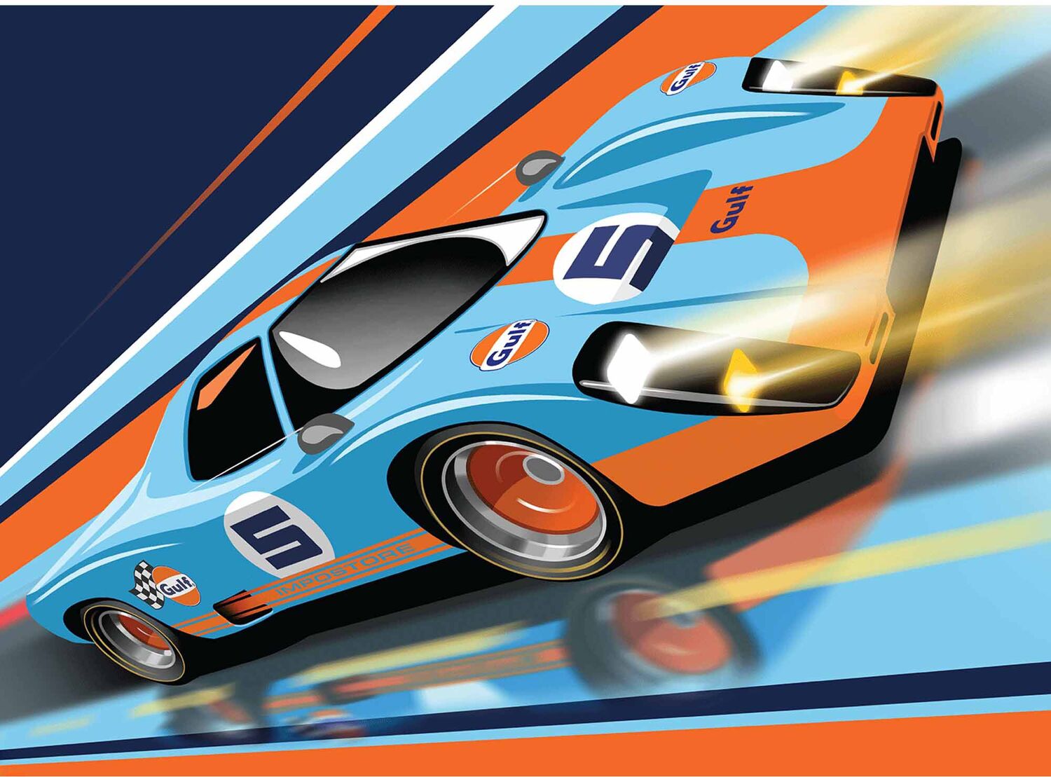 1/25 Gulf Racing Impostore #5 Model Kit (Collector's Tin)
