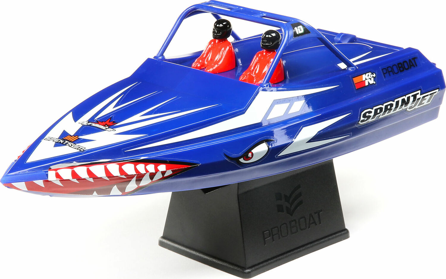 Sprintjet 9" Self-Righting Deep-V Jet Boat Brushed RTR, Blue