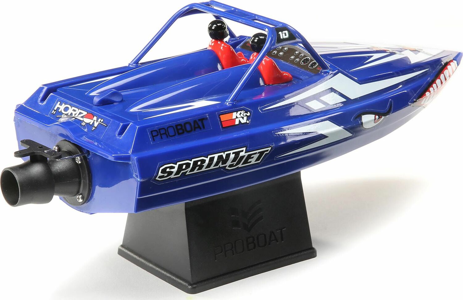 Sprintjet 9" Self-Righting Deep-V Jet Boat Brushed RTR, Blue