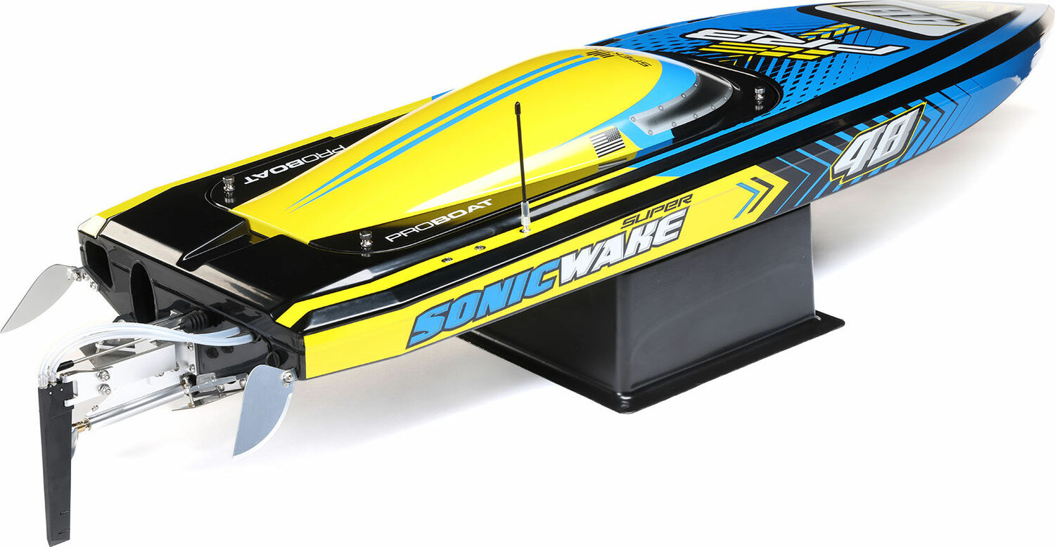 Super Sonicwake 48" 8S Self-Righting Brushless Deep-V RTR