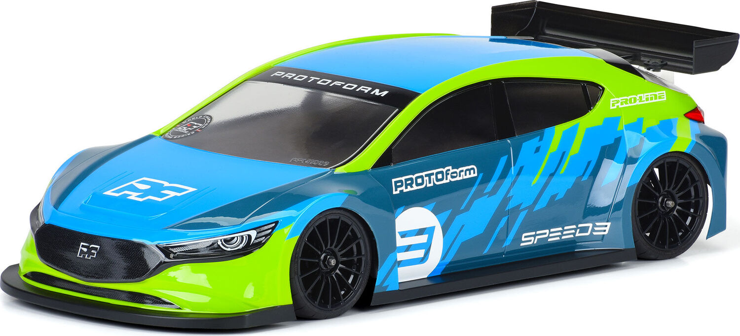 1/10 Speed3 Clear Body: 190mm FWD TC