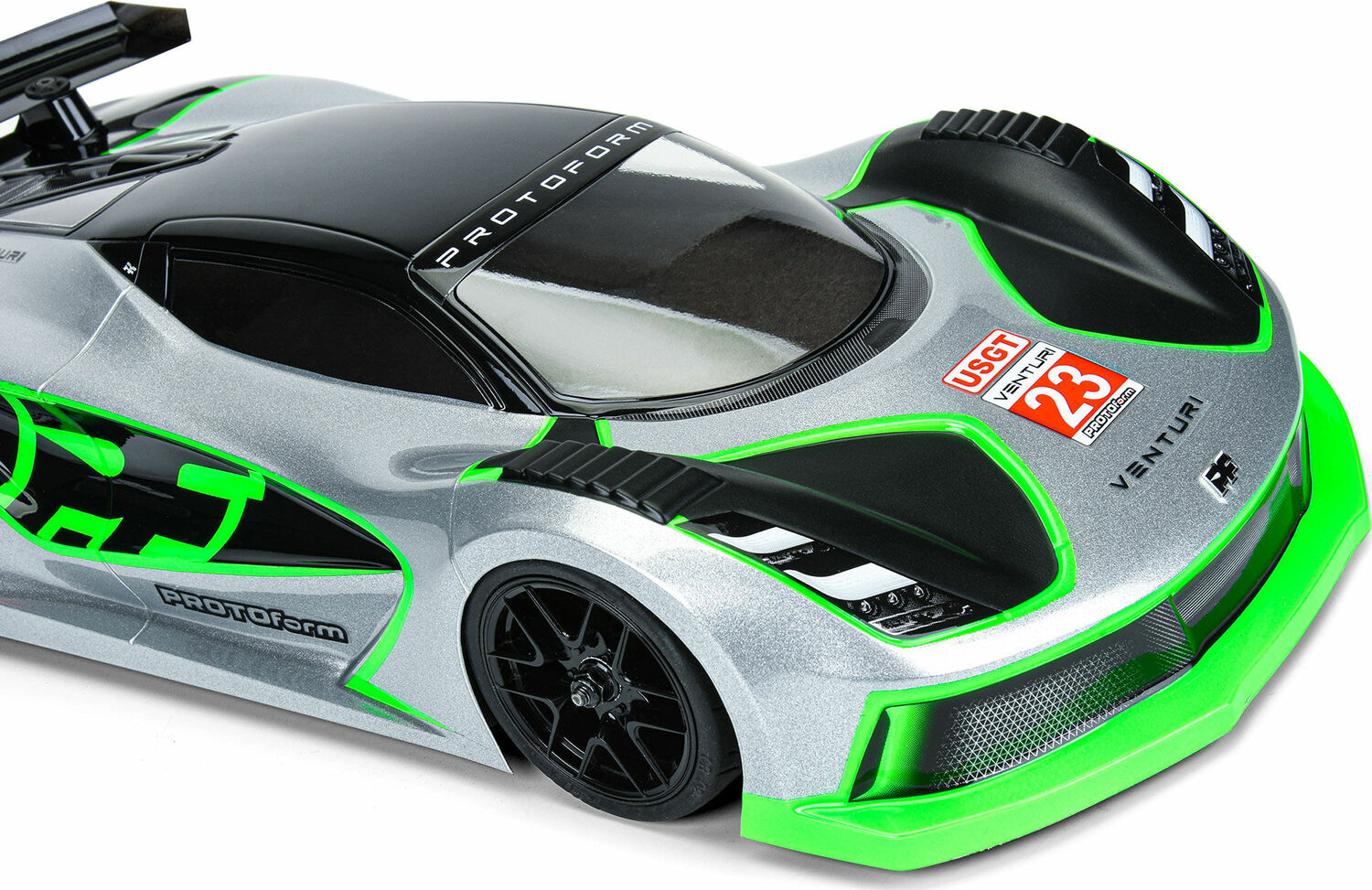 1/10 Venturi GT Clear Body: 190mm Touring Car