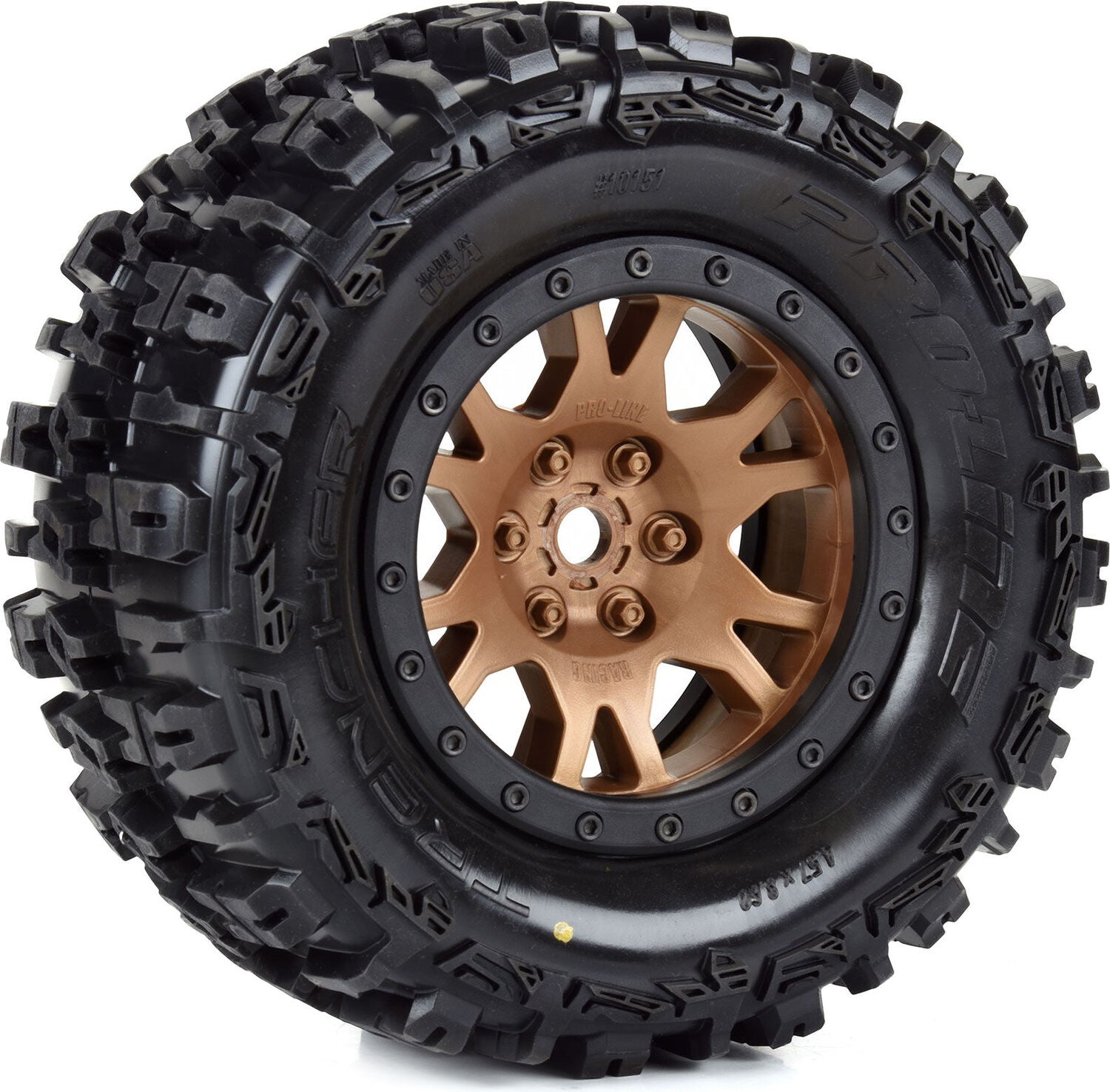 Limited Edition Trencher Pro-Loc F/R Mounted 24mm Bronze/Black Impulse (2): X-MAXX