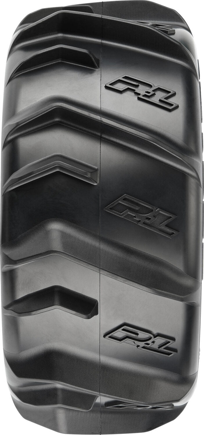 1/6 Dumont Sand/Snow Tires F/R 5.7" Tires MTD 24mm Black Raid (2)