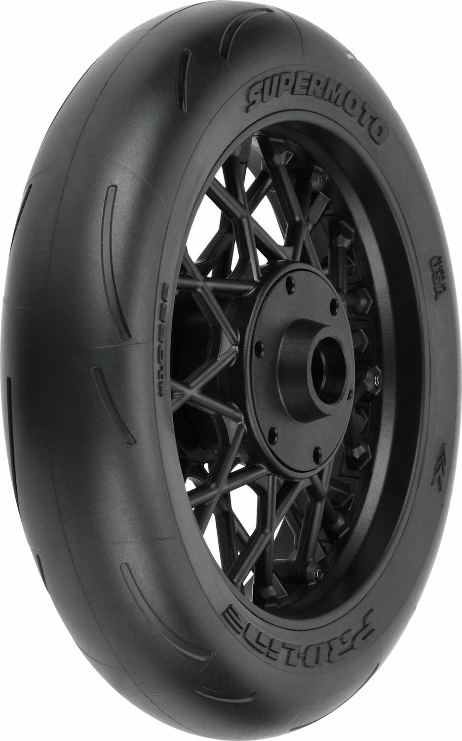 1/4 Supermoto S3 Motorcycle Front Tire MTD Black (1): PROMOTO-MX