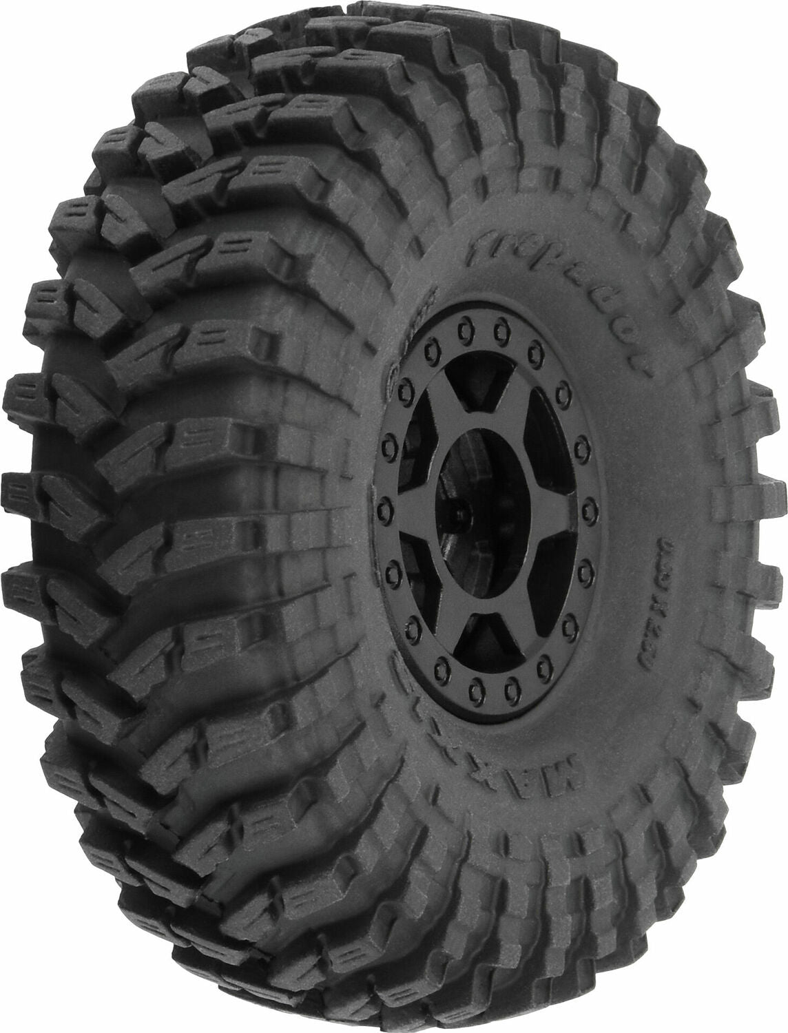 1/24 Maxxis Trepador F/R 1.0" Tires MTD 7mm Black Holcomb (4)