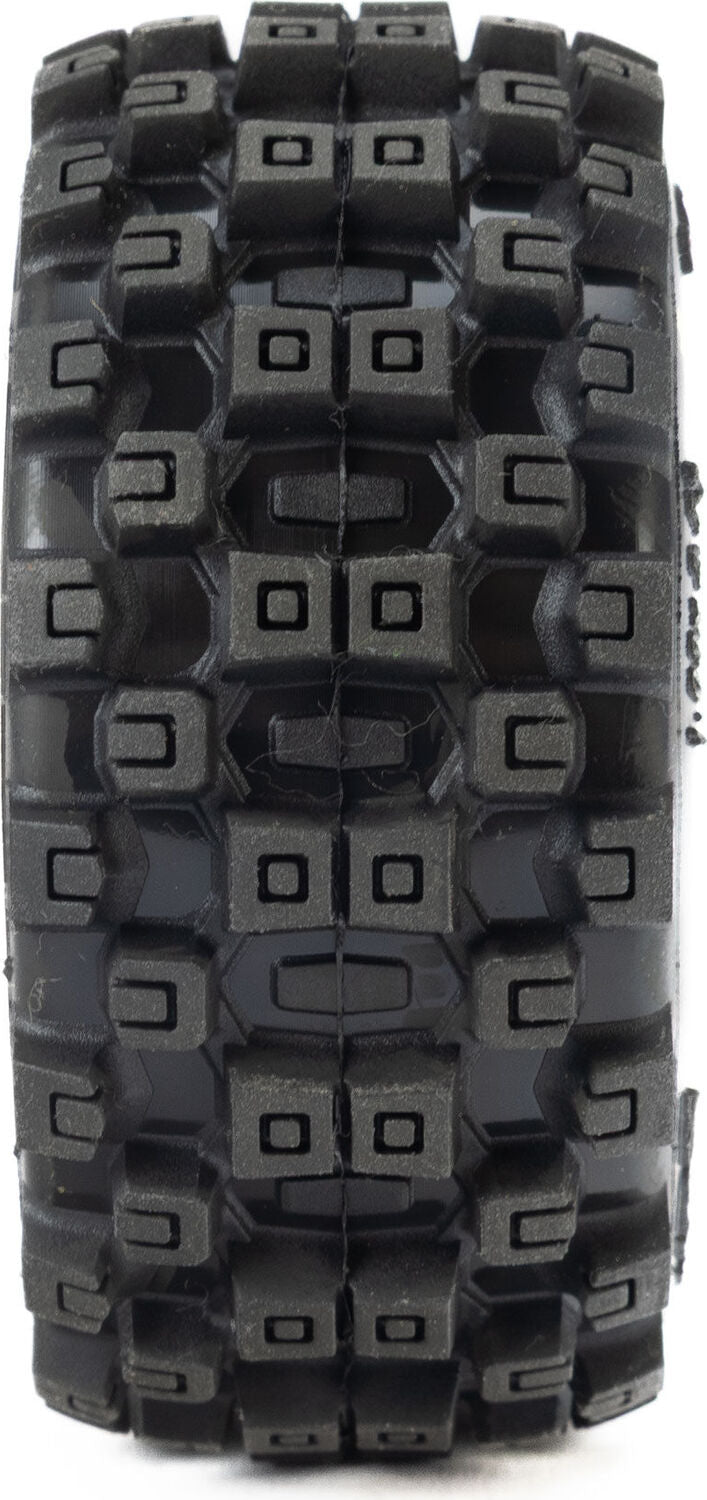 1/16 Badlands MX Front/Rear Tires MTD 12mm Black Split Six (4): MOJAVE GROM