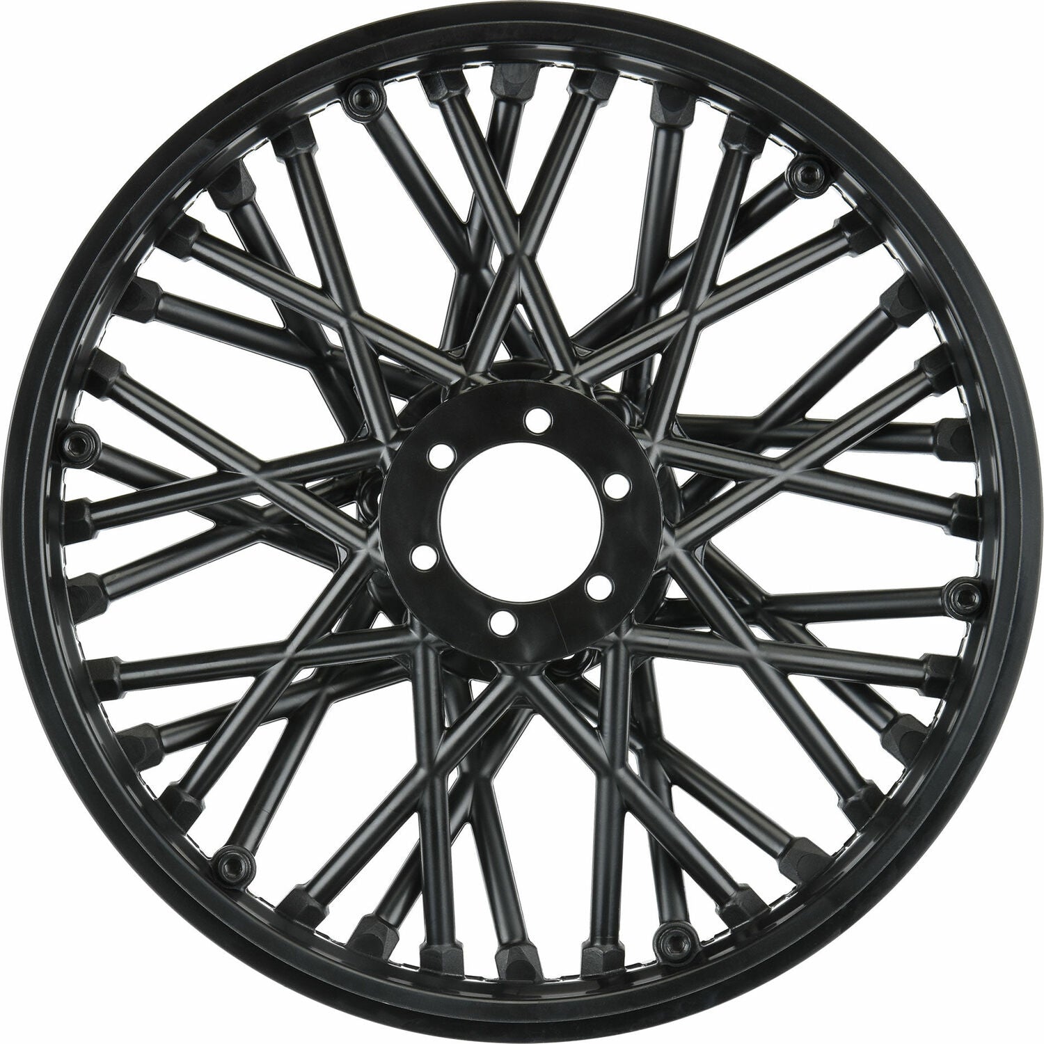 1/4 Bullyspoke V2 Bead Front Wheel Black: Promoto-MX