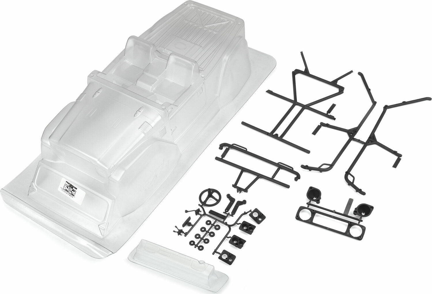 1/10 1979 Toyota Land Cruiser FJ40 Clear Body/Cage 12.3" WB Crawlers