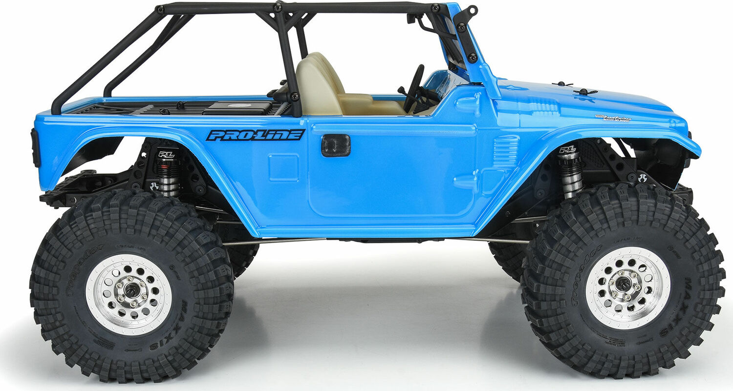 1/10 1979 Toyota Land Cruiser FJ40 Clear Body/Cage 12.3" WB Crawlers