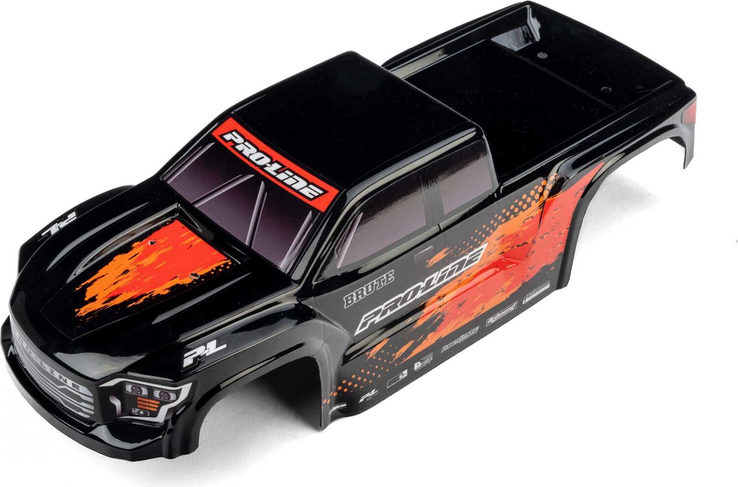 1/16 Pre-Cut Truck Body Tough Color Black: Traxxas Mini Maxx