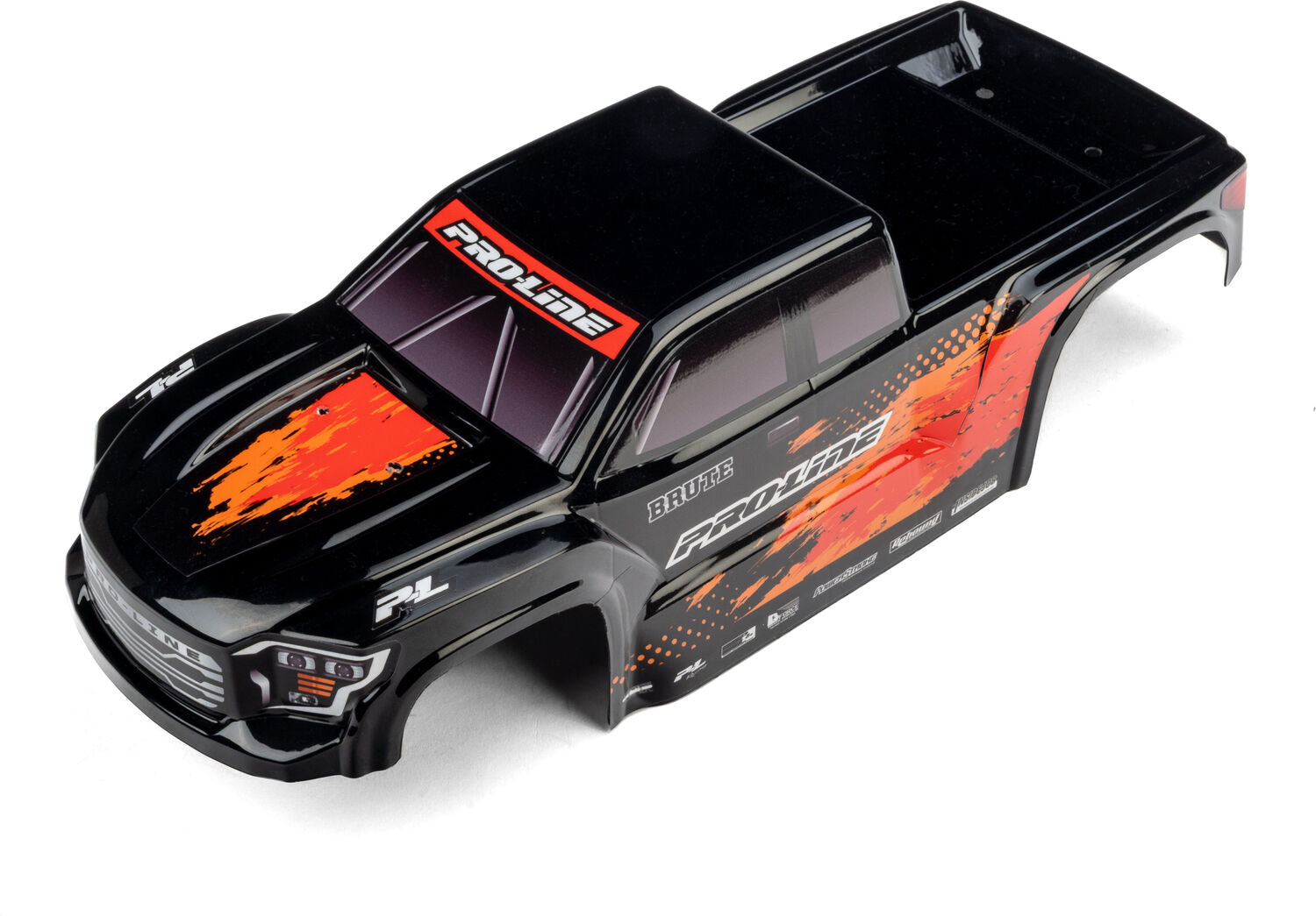 1/16 Pre-Cut Truck Body Tough Color Black: Traxxas Mini Maxx