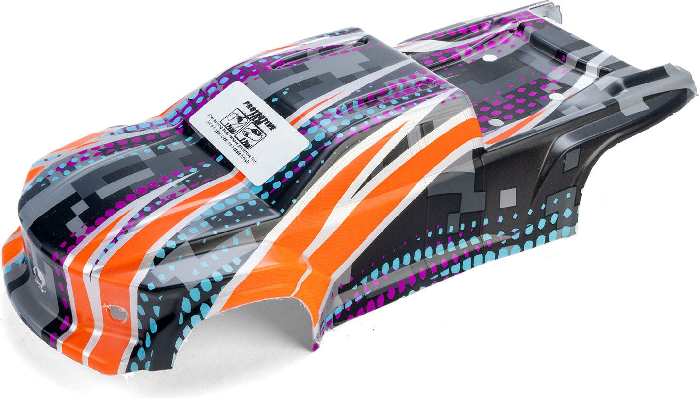 1/16 Limited Edition Pre-Cut/Pre-Painted Brute Digi Body with Clipless System: ARRMA MINI KRATON