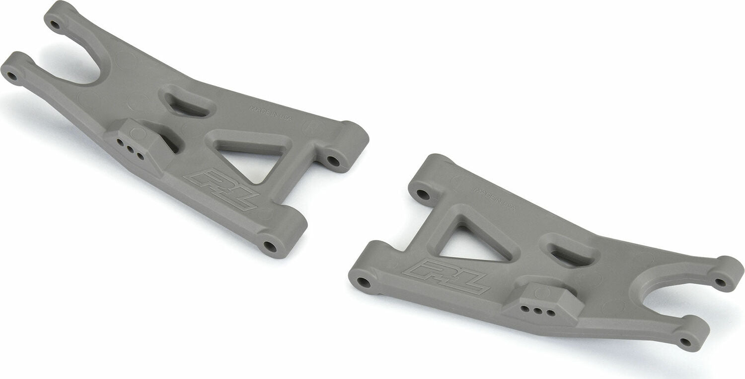 Bash Armor Front Suspension Arms (Stone Gray) for ARRMA 3S Vehicles