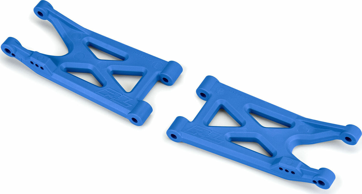 Bash Armor Rear Suspension Arms (Blue) for ARRMA 3S Vehicles