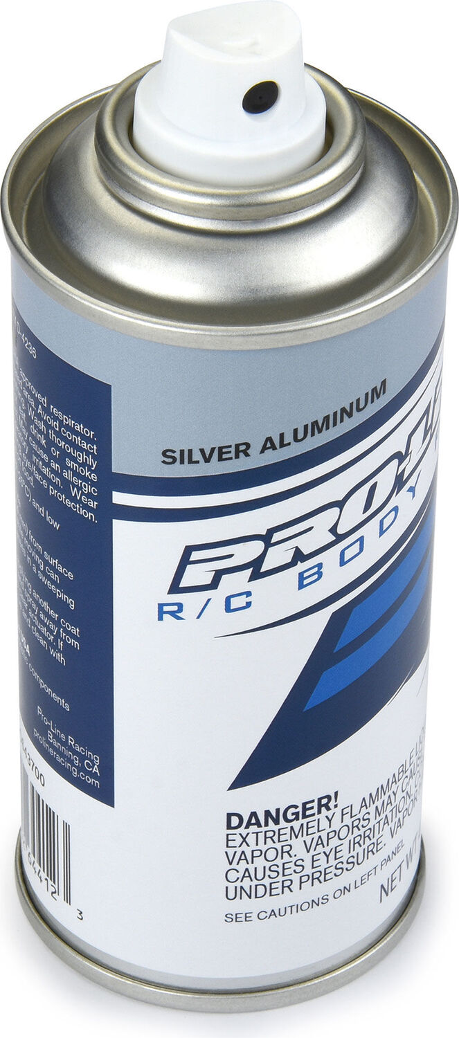 Pro-Line RC Body Spray Paint - Silver Aluminum
