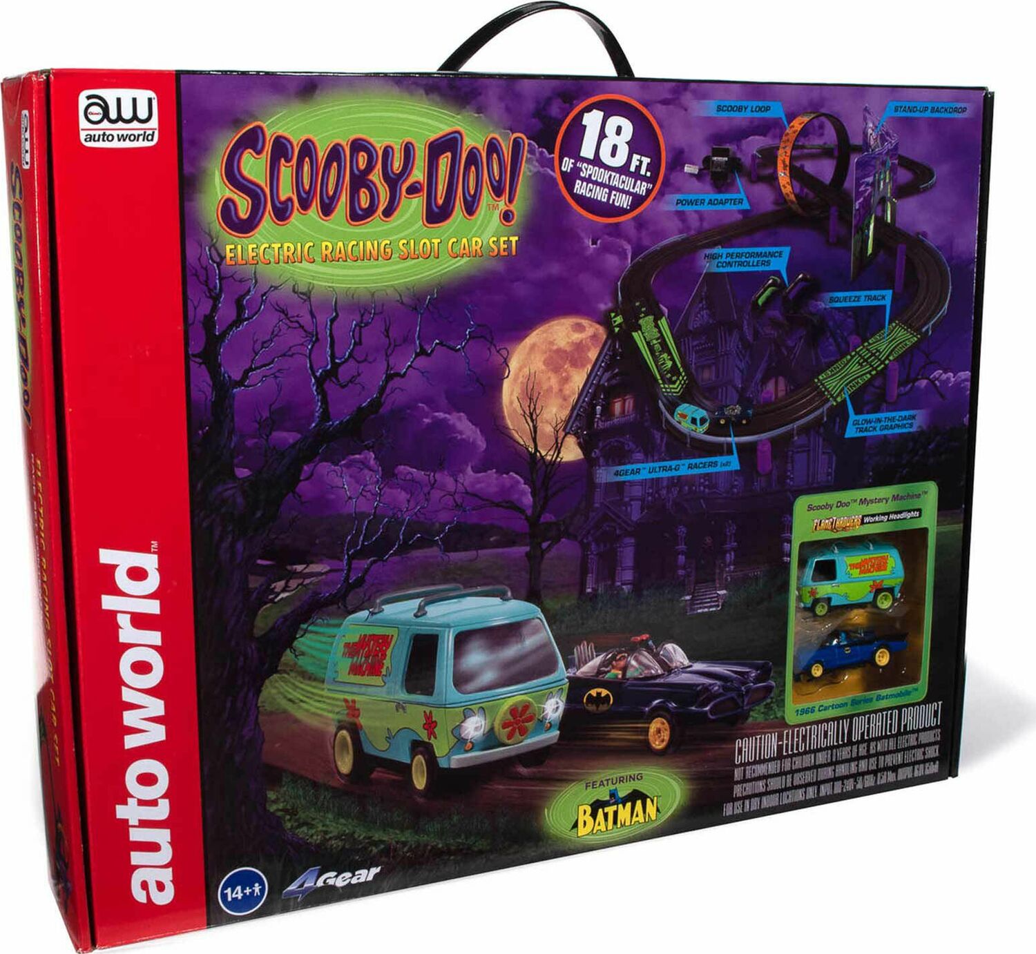 18' Scooby Doo Meets Batman & Robin Slot Race Set