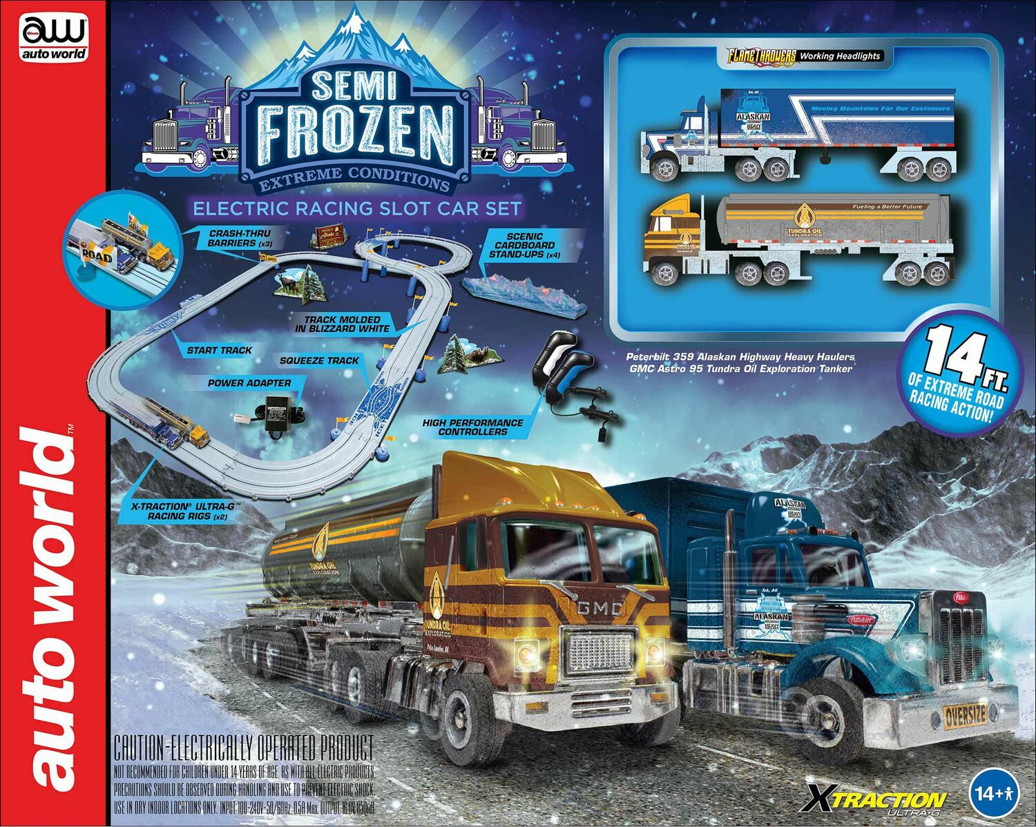 14' Semi-Frozen Extreme Conditions Slot Race Set