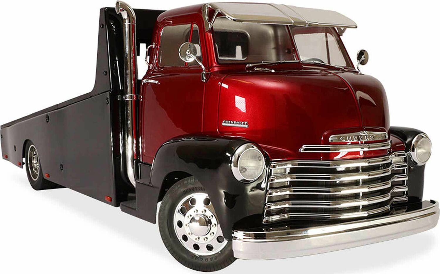 1/10 Custom 1953 Chevrolet Cab Over Engine Hauler RTR, Candy Red