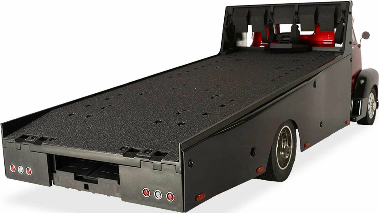 1/10 Custom 1953 Chevrolet Cab Over Engine Hauler RTR, Candy Red