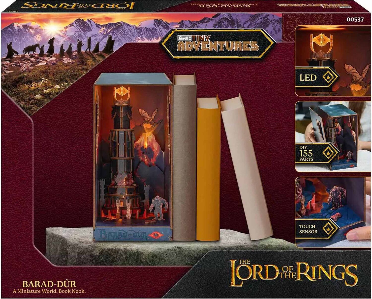 Tiny Adventures Book Nooks: Lord of the Rings - Barad-Dur