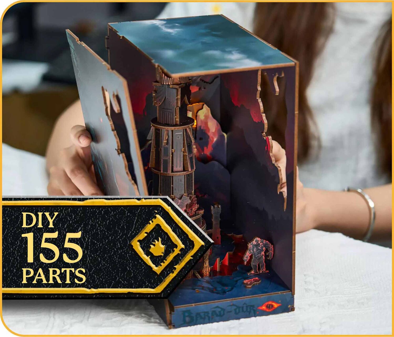 Tiny Adventures Book Nooks: Lord of the Rings - Barad-Dur