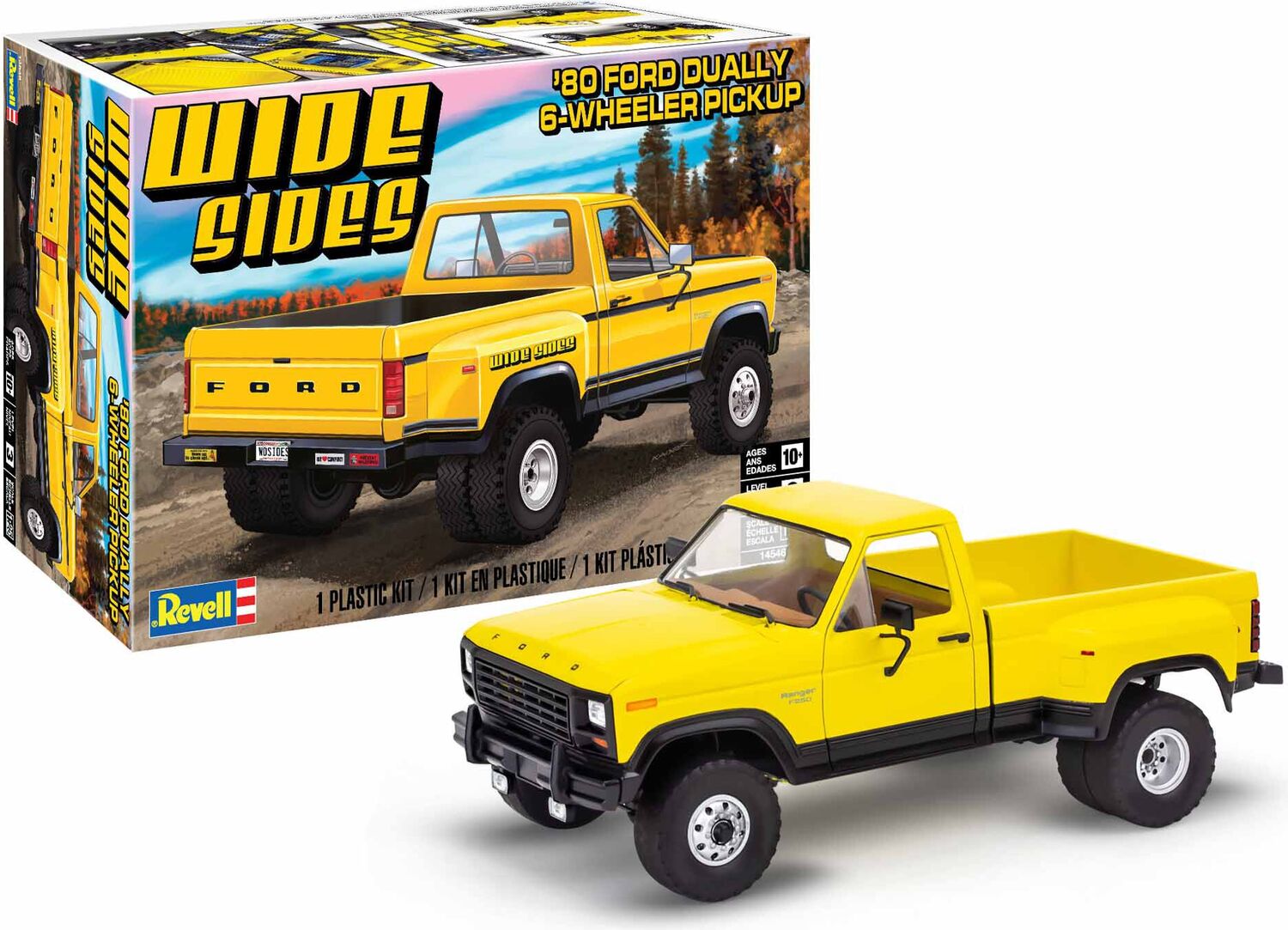 1/25 1980 Ford Dually Wide-Side Pickup Truck Model Kit