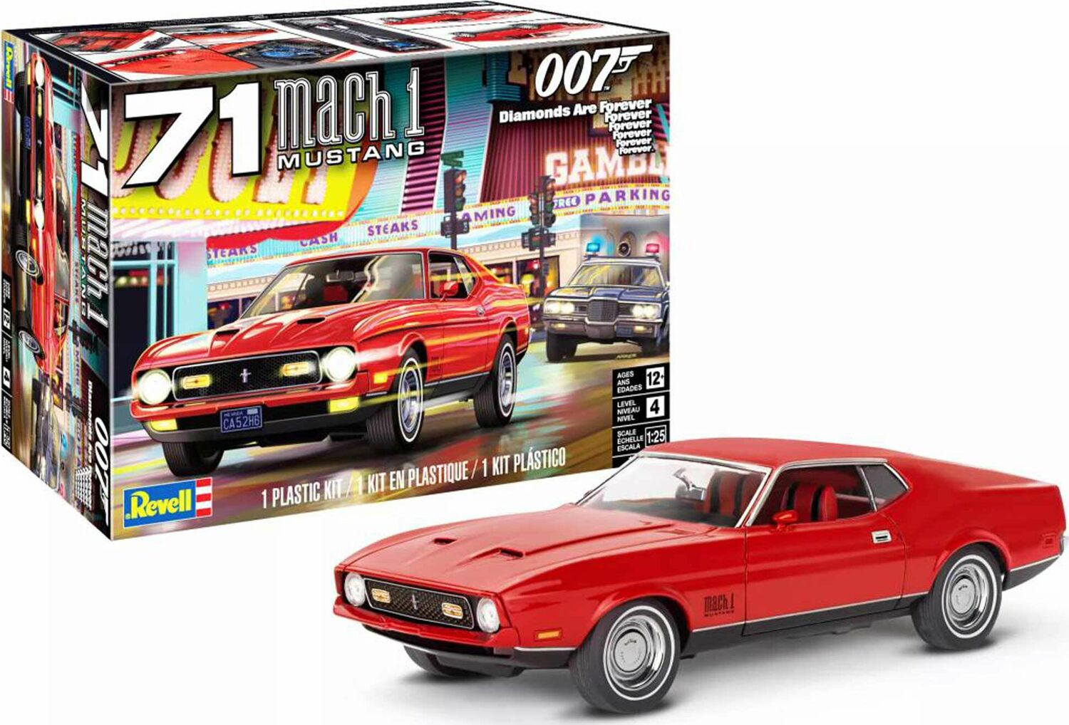 1/25 James Bond '71 Ford Mustange Mach1 429
