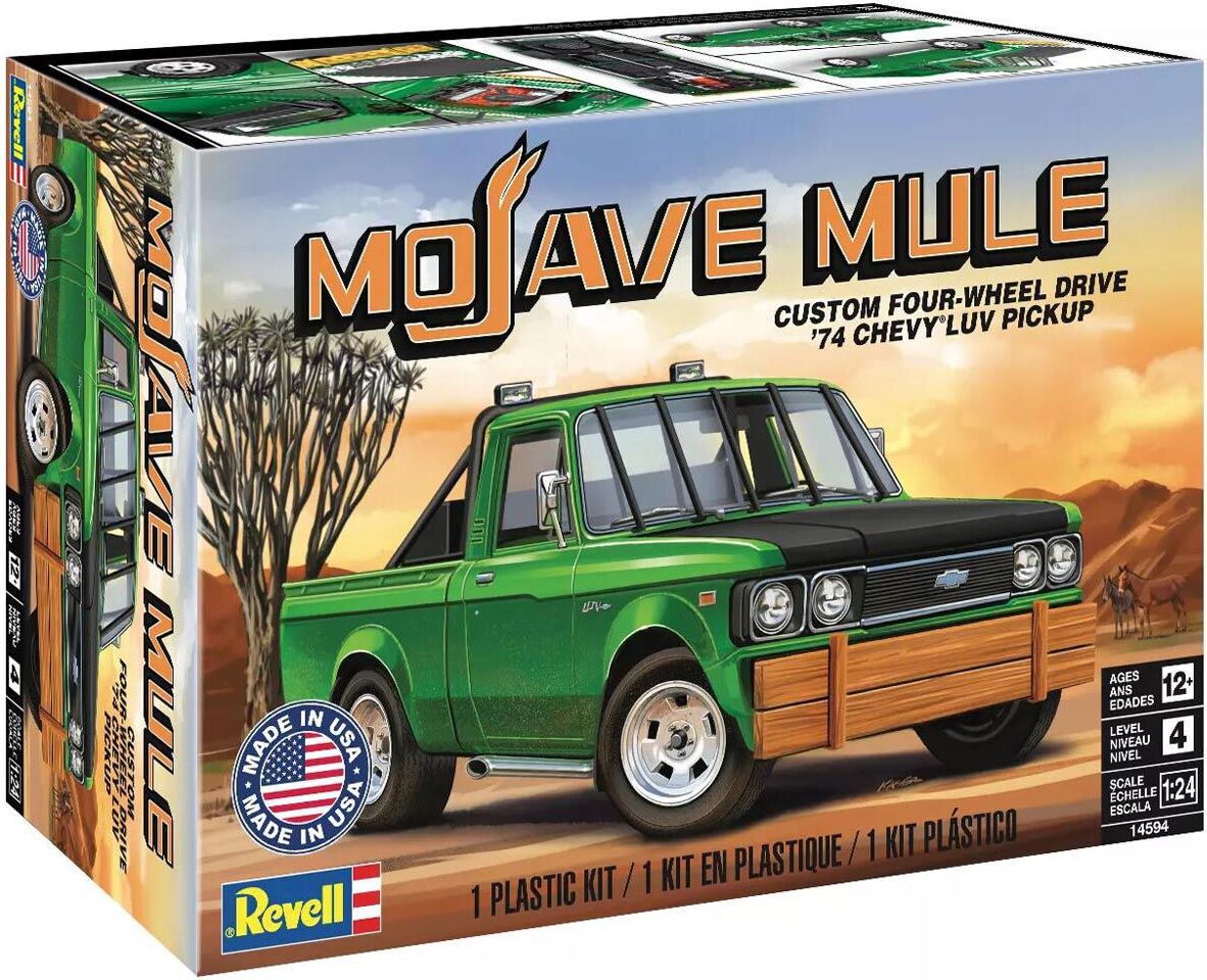1/24 1974 Chevy Luv Pickup Mojave Mule Model Kit