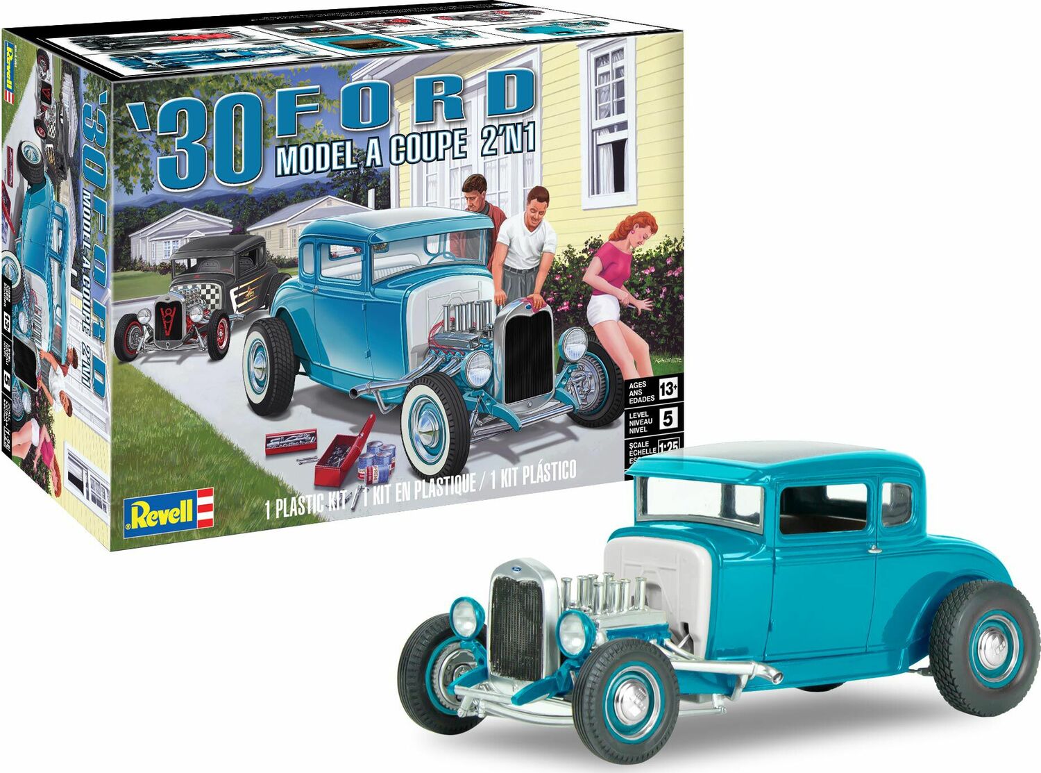 1/25 1930 Ford Model A Coupe 2N1