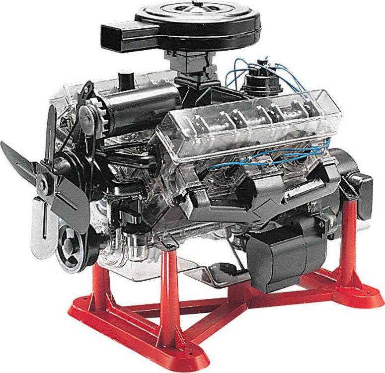 1/4 Visible V8 Engine