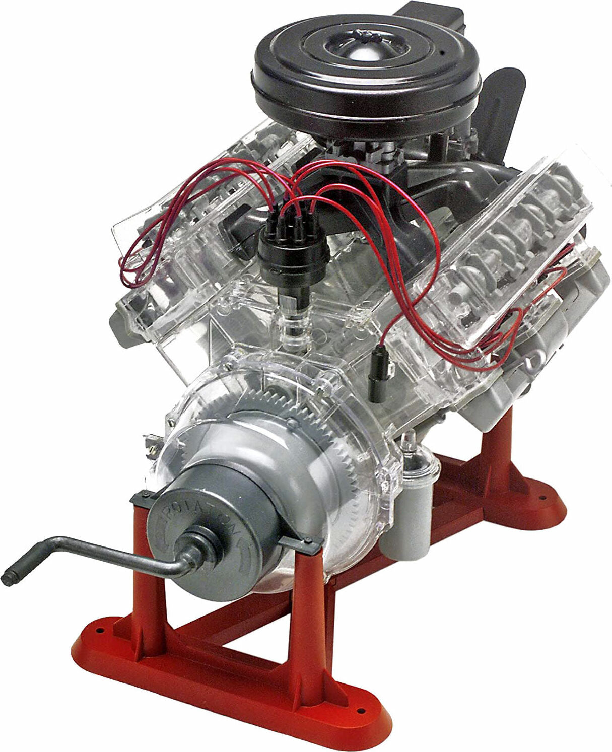 1/4 Visible V8 Engine