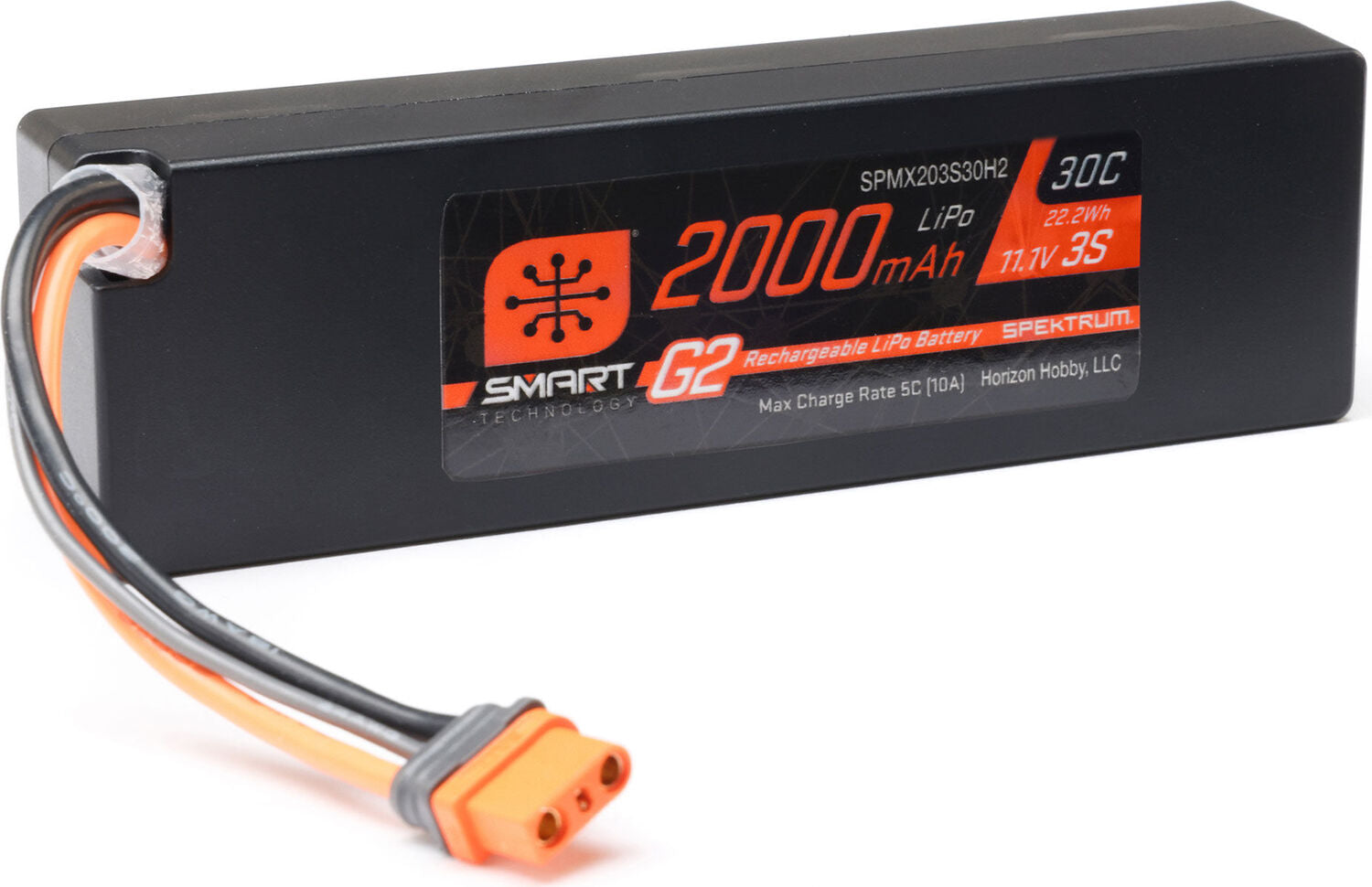 11.1V 2000mAh 3S 30C Smart G2 LiPo Battery: IC2