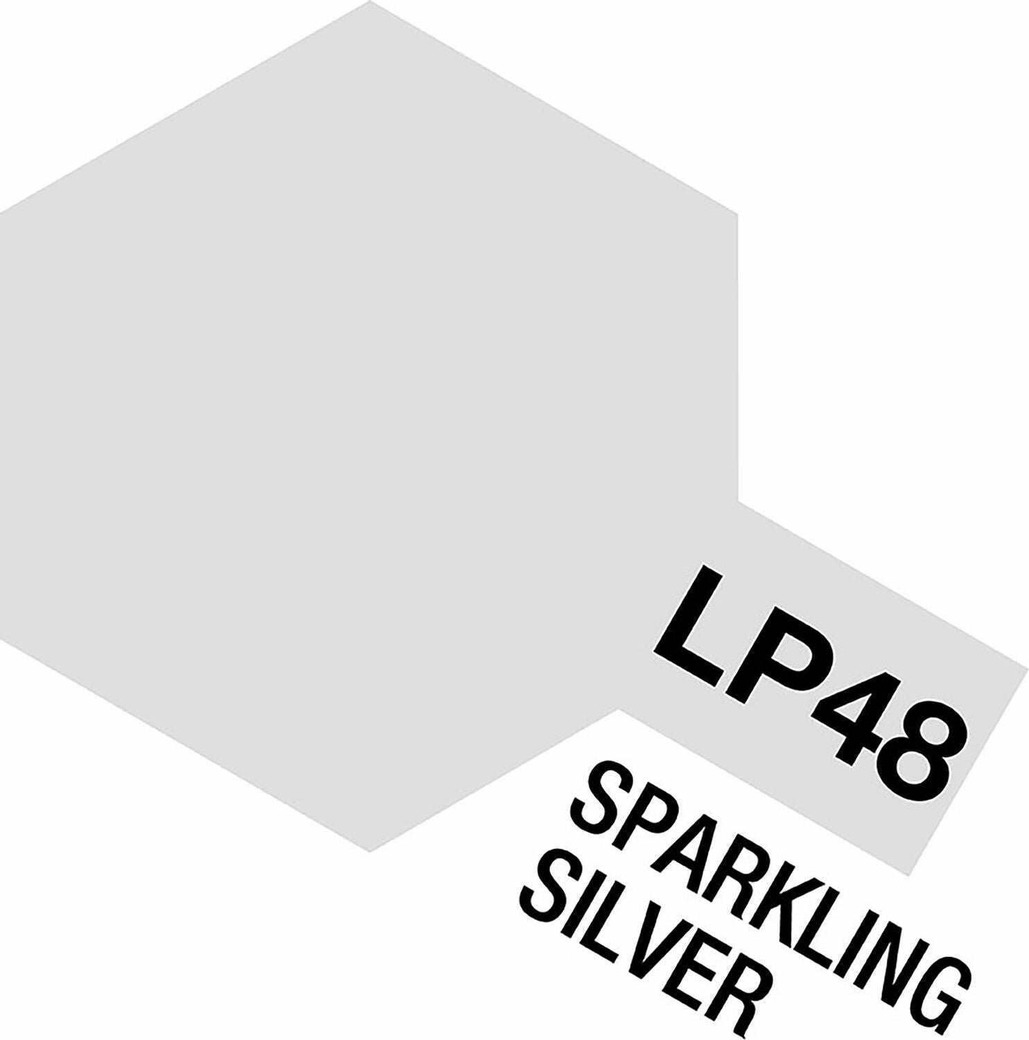 Lacquer Paint, LP-48 Sparkling Silver, 10 mL