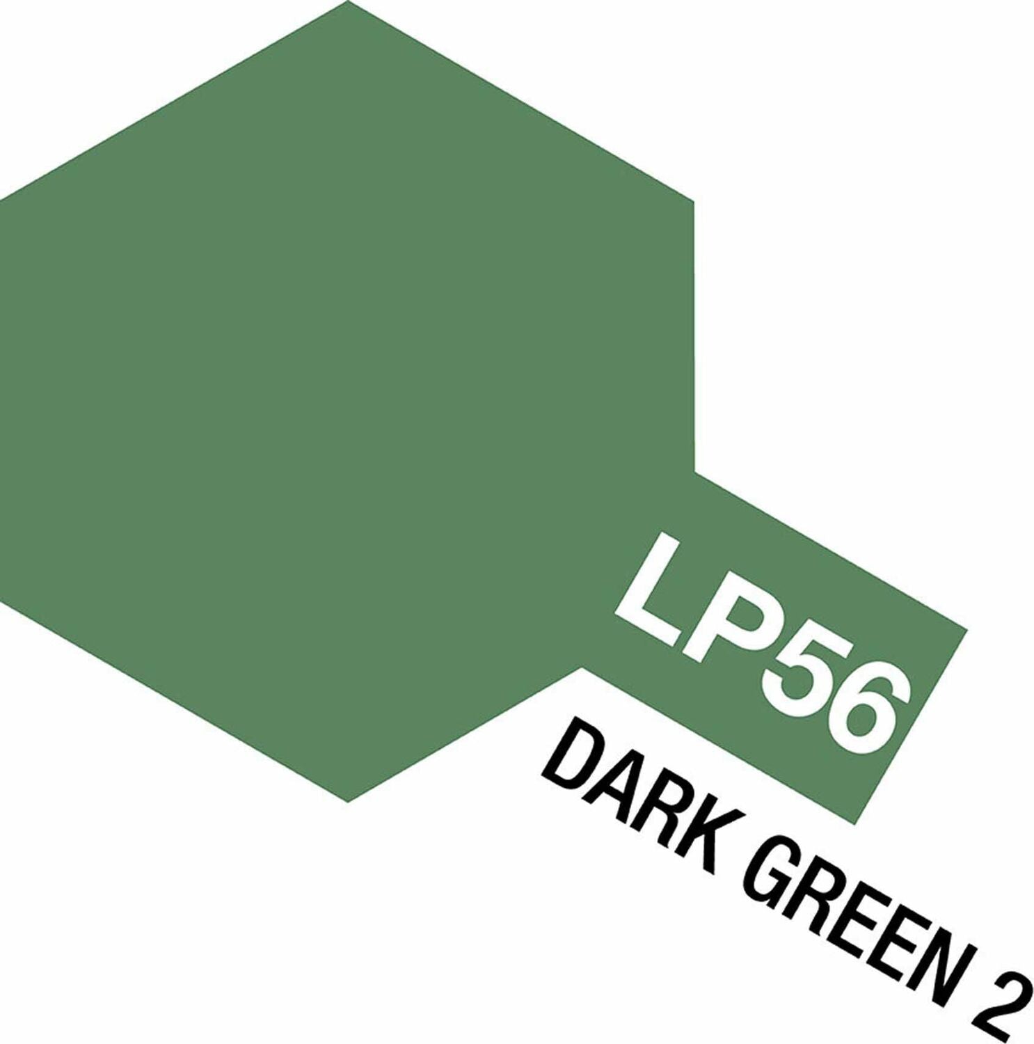 Lacquer Paint, LP-56 Dark Green 2, 10 mL