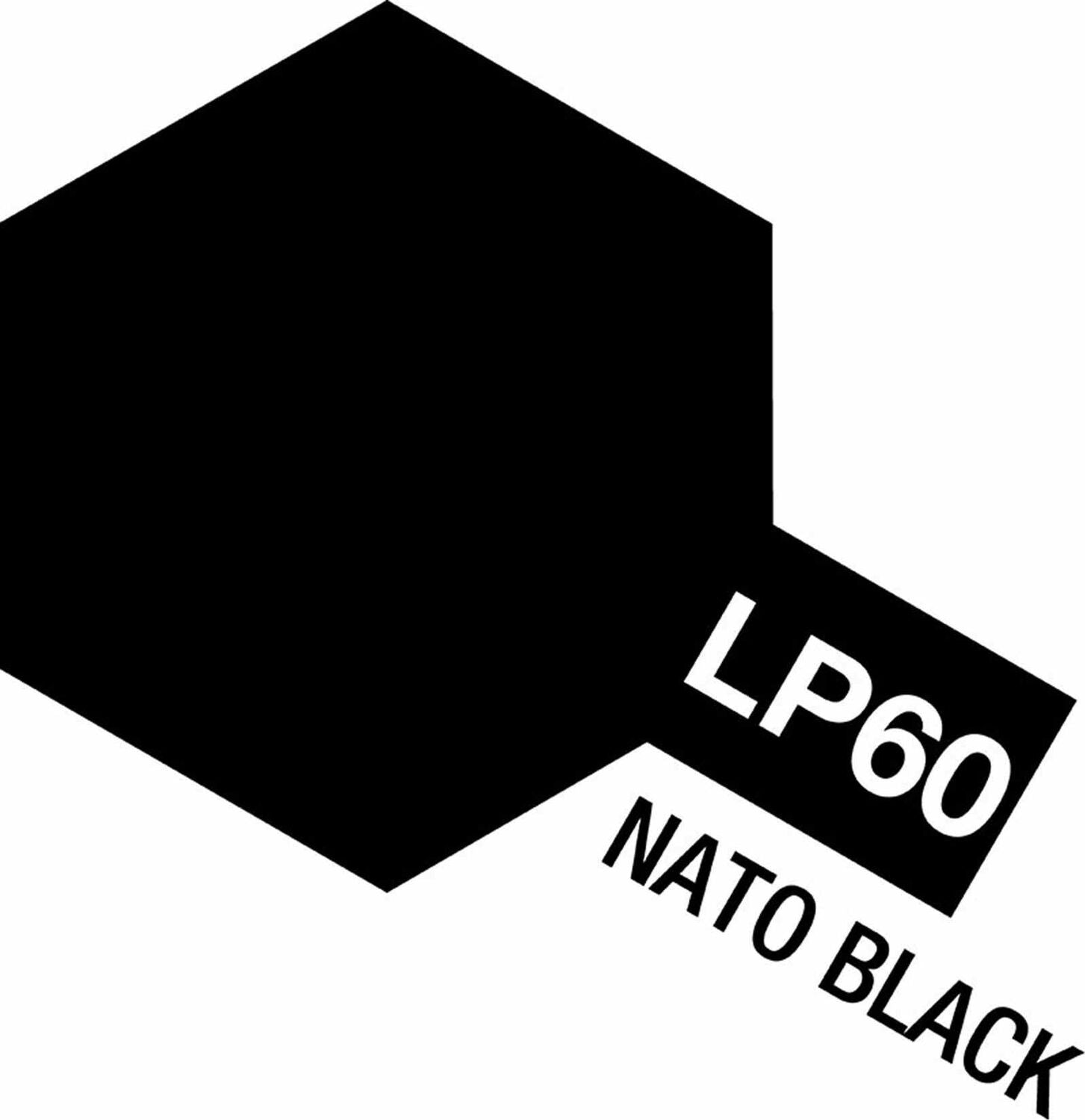 Lacquer Paint, LP-60 NATO Black, 10 mL