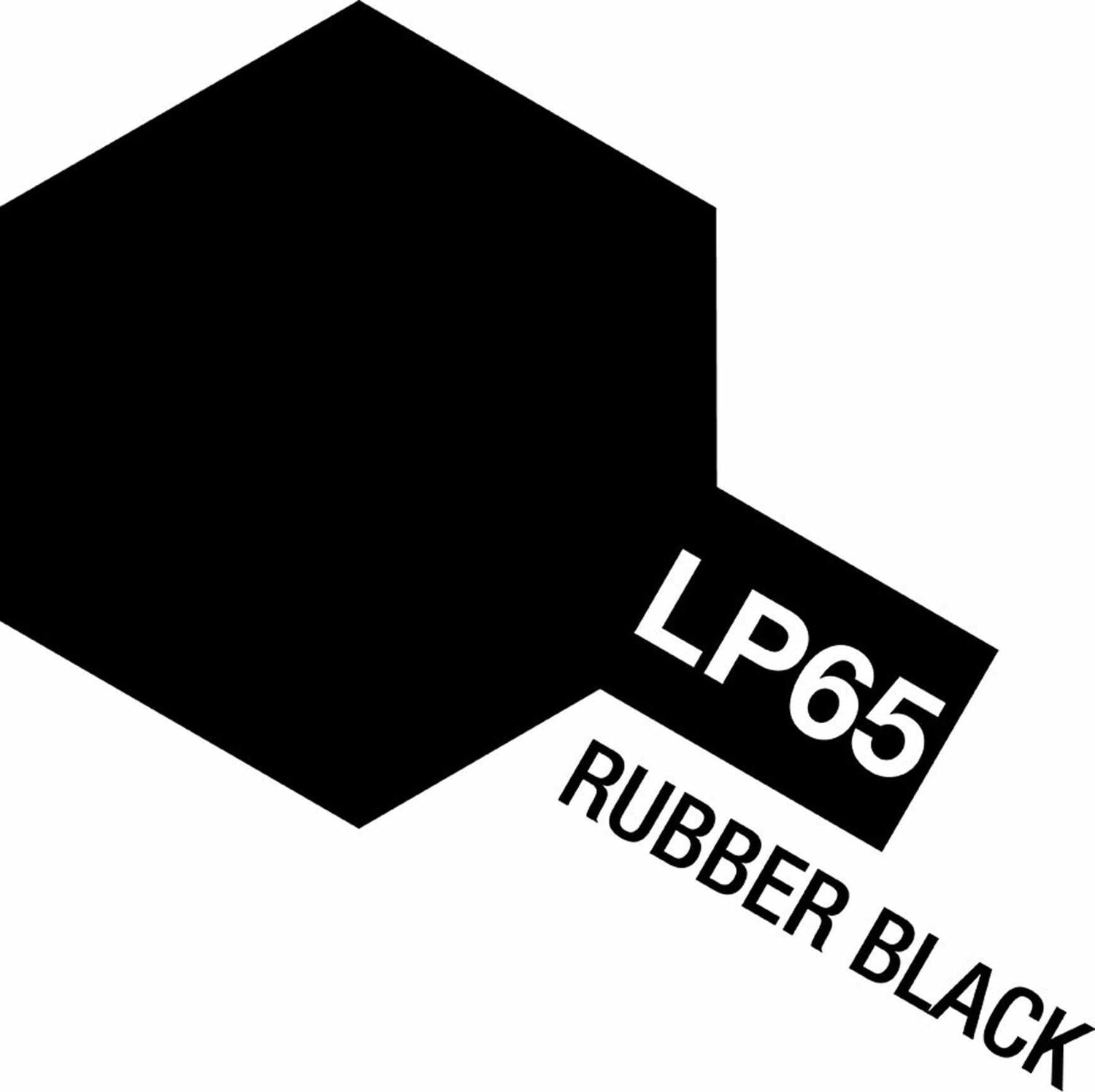 Lacquer Paint, LP-65 Rubber Black, 10 mL