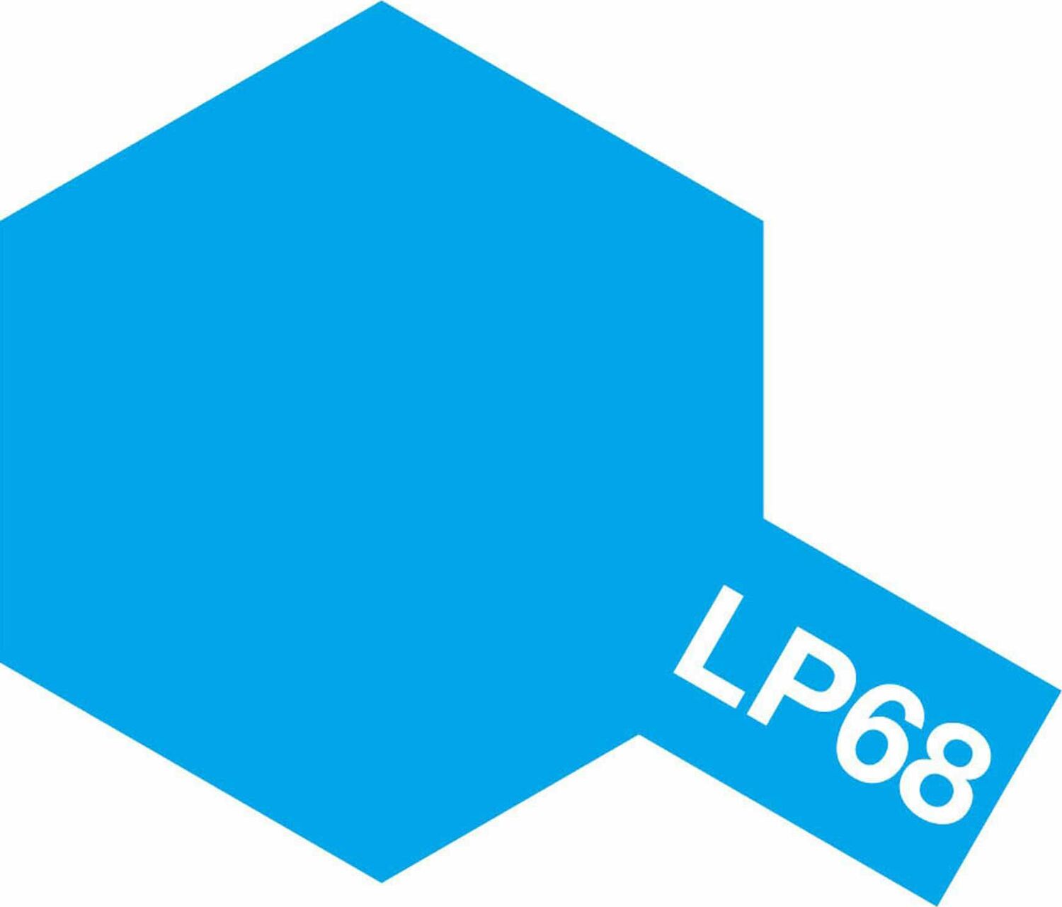Lacquer Paint, LP-68 Clear Blue, 10 mL