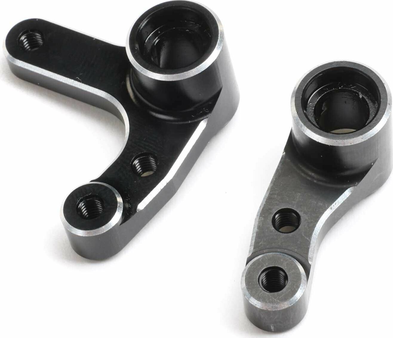 Bell Crank Set, Aluminum, Black: 22S Sprint