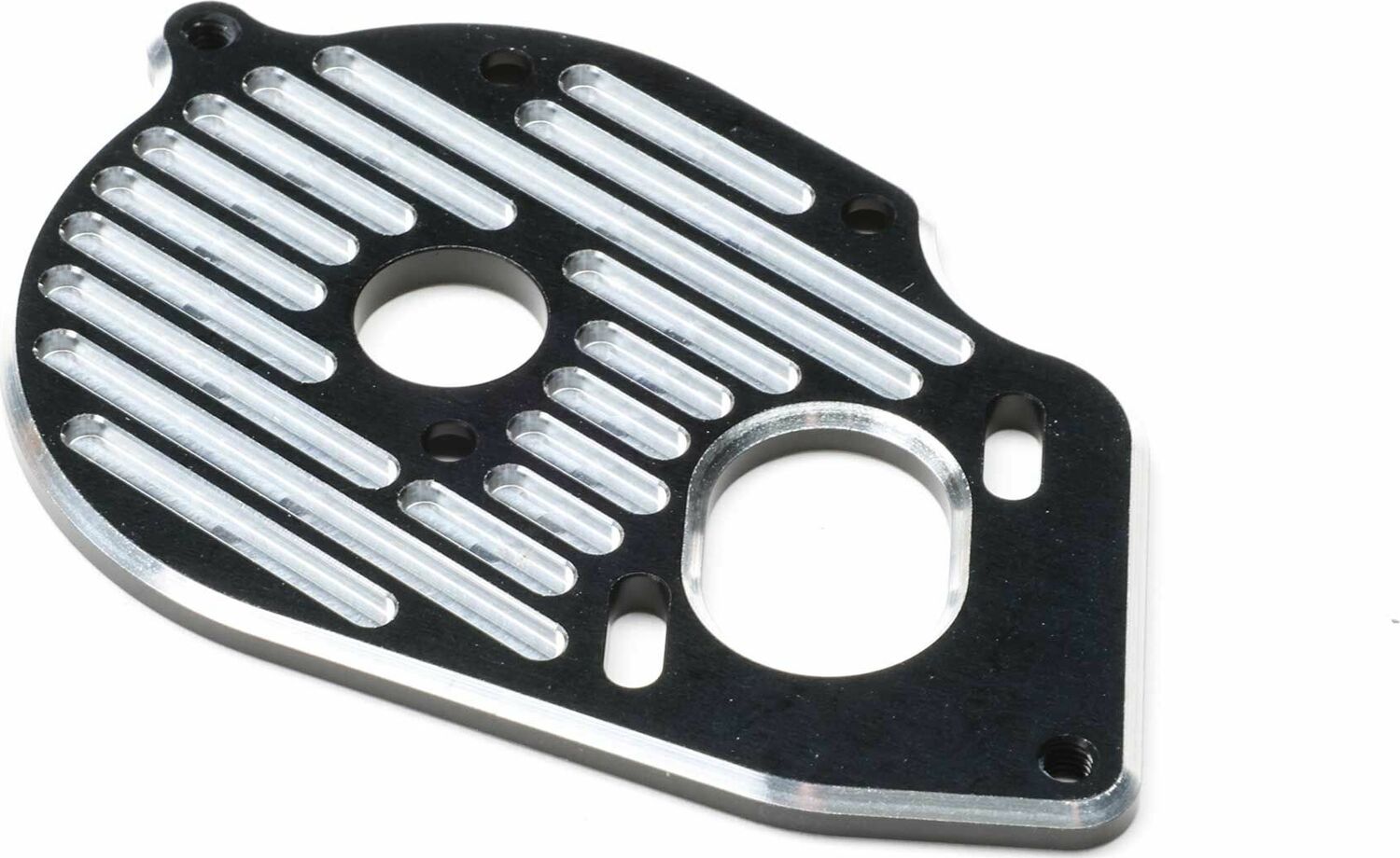 Motor Plate, Machined Aluminum, Black: 22S Sprint