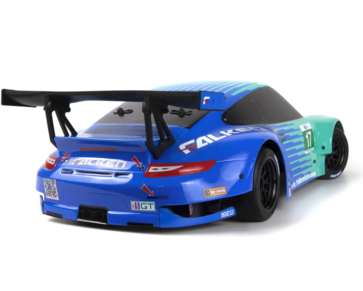 HPI RS4 Sport 3 Porsche 911 GT3 RSR Falken Flux 1/10 RTR Brushless On-Road Car