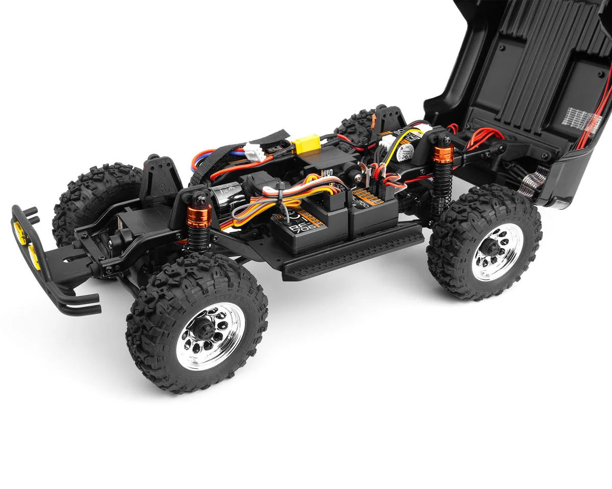HPI Venture18 Flux Brushless 1985 Toyota Hilux SR5 1/18 RTR 4WD (Black)
